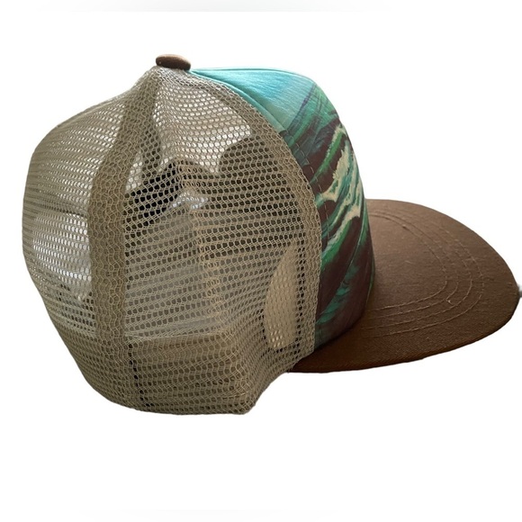 NEW Living the Dream MAUI Snapback Hat Cap w/ Brown Flat Bill Unisex One Size - Picture 2 of 7